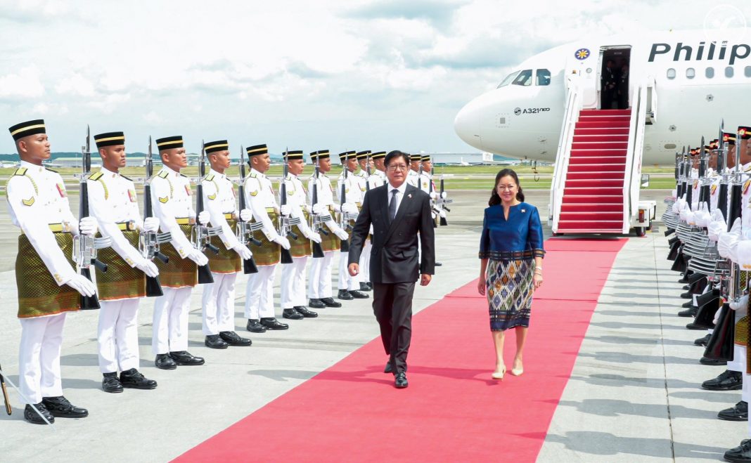 PBBM arrives in KL