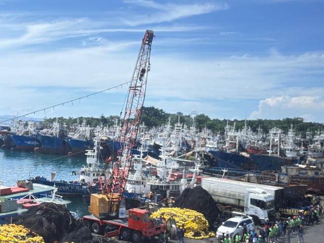 Mega Prime Foods fishing vessels in Cawit, Zamboanga City