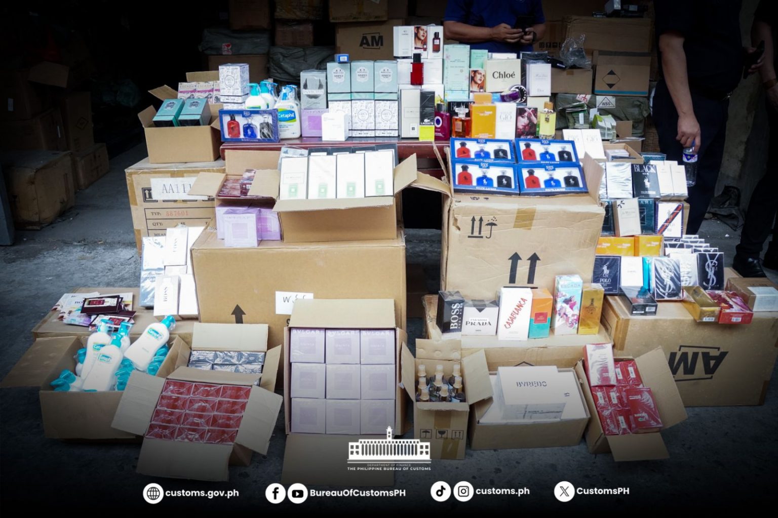 BOC seizes PHP841 M worth of counterfeit goods in Valenzuela warehouse